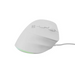 Natec Vertical Mouse Crake 2 Pro 12800DPI Optical White - Мишки<<<NATEC компютърна