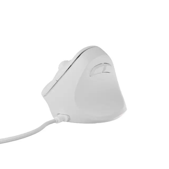 Natec Vertical Mouse Crake 2 Pro 12800DPI Optical White - Мишки<<<NATEC компютърна