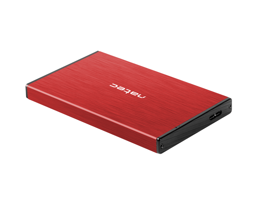 2.5'' hard drive tray, Natec Rhino Go, USB 3.0, red