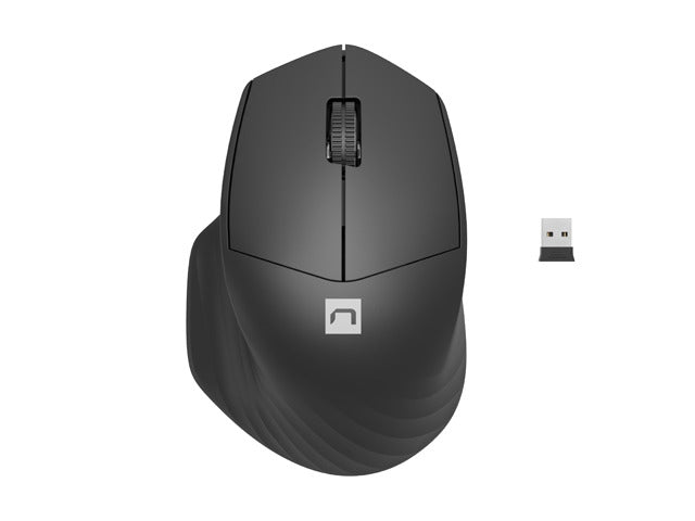 Natec Mouse Siskin Wireless 1600DPI 2.4GHz + Bluetooth 5.0 Optical Black