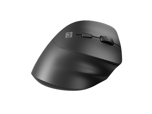 Natec Vertical Mouse Crake 2  BLUETOOTH 5.2 + 2.4GHZ BLACK 2400dpi, Right handed, black