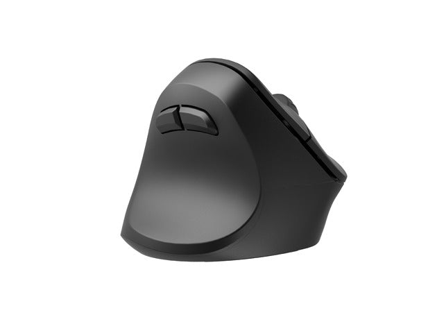 Natec Vertical Mouse Crake 2  BLUETOOTH 5.2 + 2.4GHZ BLACK 2400dpi, Left handed, black
