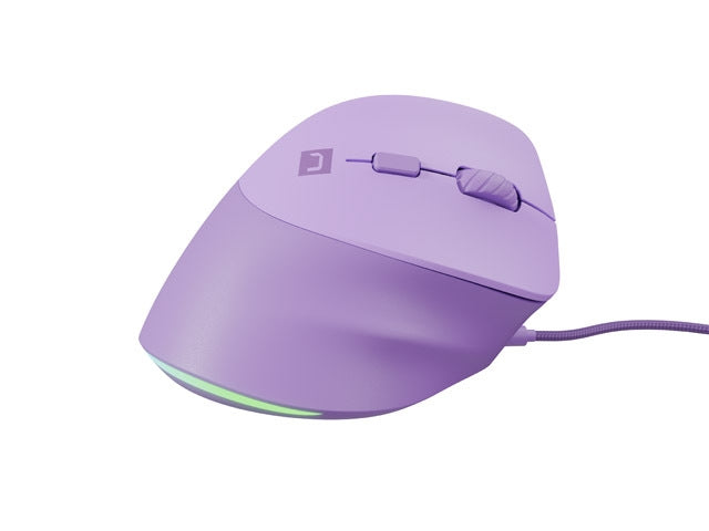 Natec Vertical Mouse Crake 2 Pro 12800DPI Optical Pure Lavander