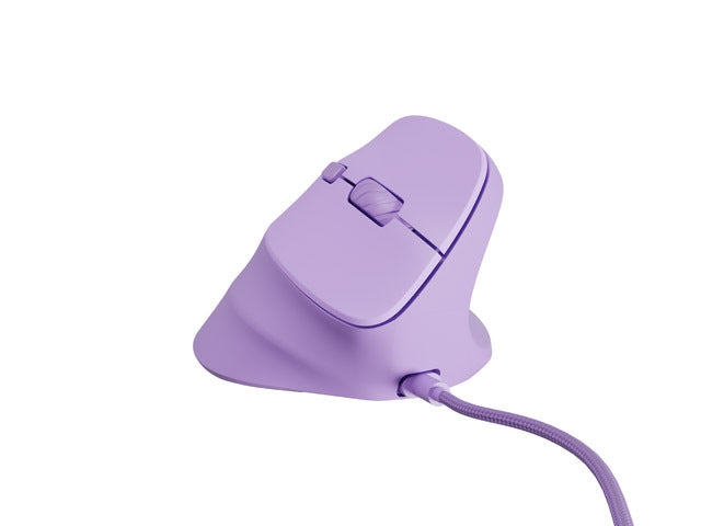 Natec Vertical Mouse Crake 2 Pro 12800DPI Optical Pure Lavander