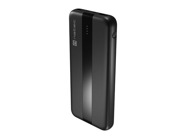 Natec Powerbank Trevi Slim Q V2 10000MAh 2X USB-A 18W + 1X USB-C 20W + USB-C - USB0-C CABLE