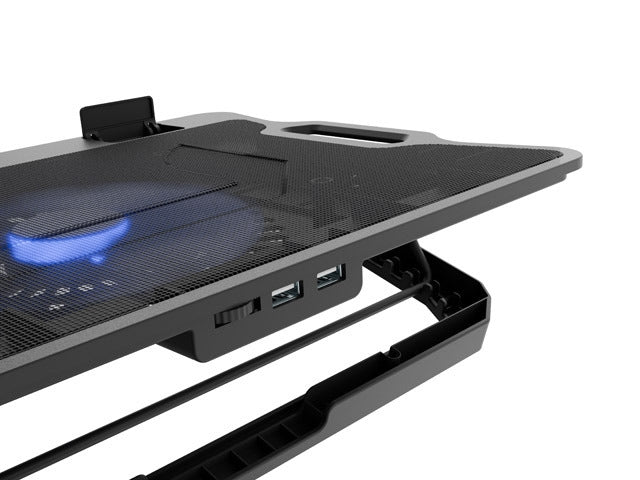 Natec Laptop Cooling pad Dipper 2 12,1-17,3'' Fan, LED Light, 2 USB