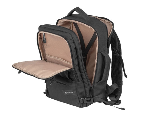 Natec Laptop Backpack Camel Lite 15.6" 19 L Black