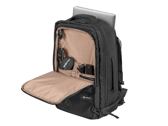 Natec Laptop Backpack Camel Lite 15.6" 19 L Black