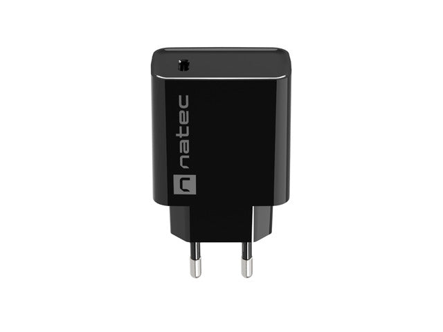 Natec USB Charger Ribera 1X USB-C 20W, Black