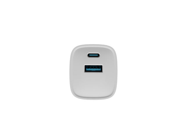 Natec USB Charger  Ribera Gan 1X USB-A + 1X USB-C 30W, White