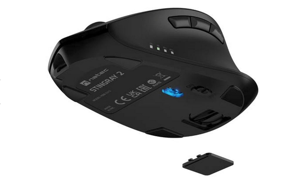 Natec Stingray 2, Set 2 in 1 Keyboard + Mouse Wireless, US Layout