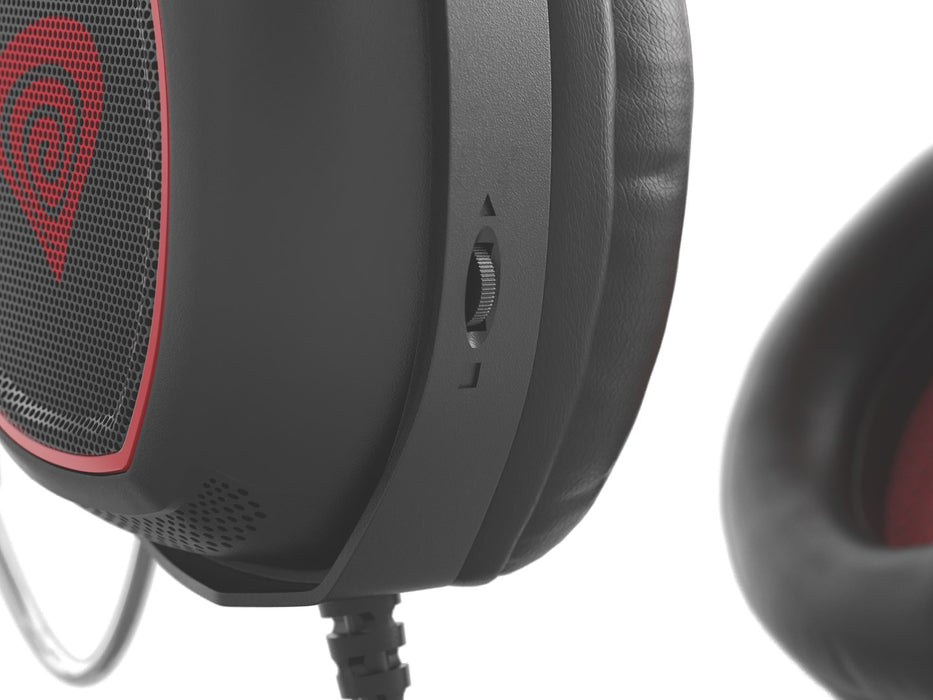 GENESIS Radon 300 Headset Wired Head-band Gaming USB Type-A Black, Red