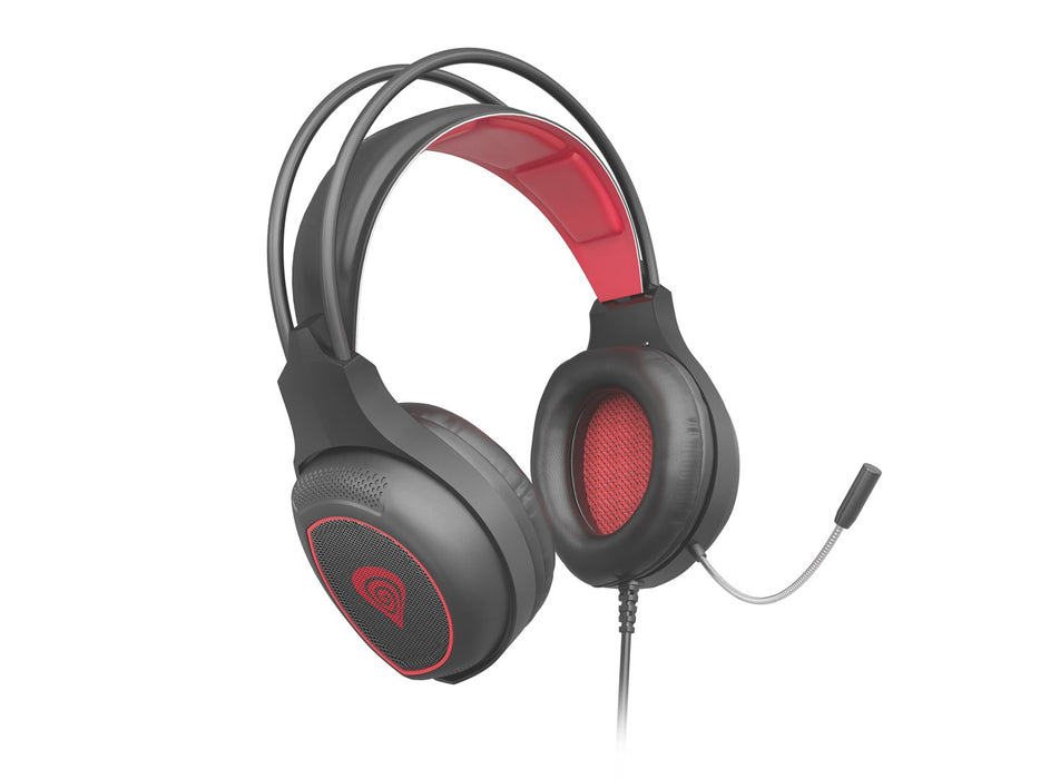 GENESIS Radon 300 Headset Wired Head-band Gaming USB Type-A Black, Red