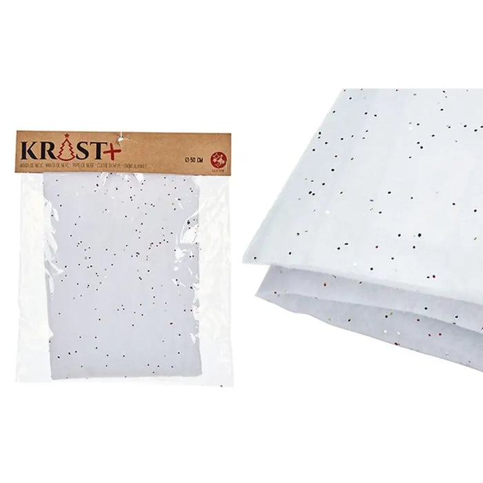 Nativity Scene Accessory Krist+ White Polyester 50 x 0,01 x 50 cm Carpet (24 Units) - Декорация и Осветление<<<Дом