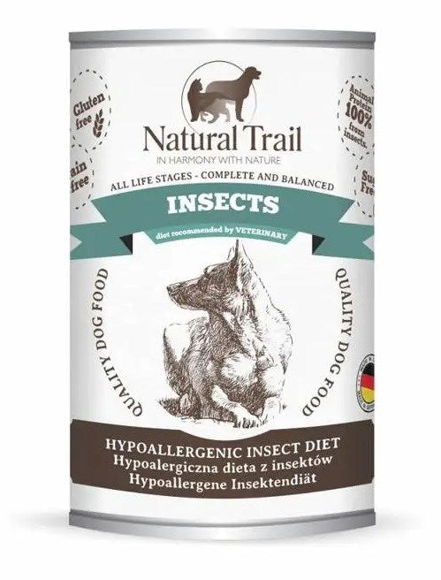 NATURAL TRAIL Dog Insects - wet dog food - 350g