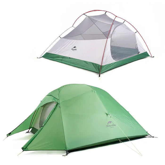 Naturehike tent Cloud UP 3 20D UPDATED NH18T030-T-Forest green