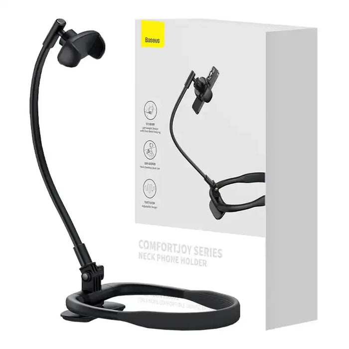 Neck Phone Holder Baseus ComfortJoy (black) - Other<<<GSM Accessories<<<InnproXML&&&Cell phone holders<<<HurtelXML