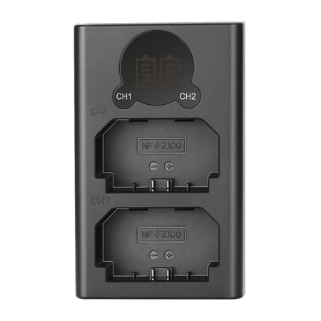 NEEWER DL-FZ100 Dual Battery Charger for NP-FZ100-S Batteries