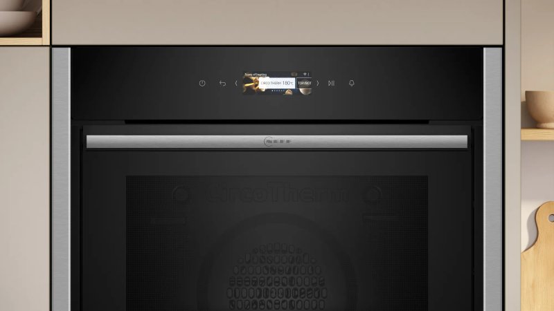 Built-in oven NEFF B54CR71N0, N 70, 71 l, Pyrolysis, Slide&Hide