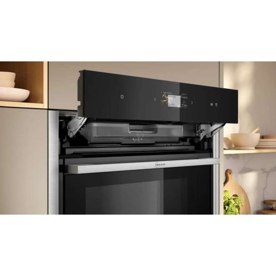 Built-in steam oven NEFF B64FS31N0, N 90, 71 l, Slide&Hide