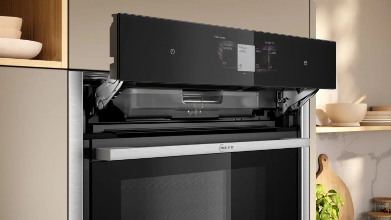 Built-in steam oven NEFF B64VT73N0, N 90, 71 l, Pyrolysis, Slide&Hide, Steam Boost