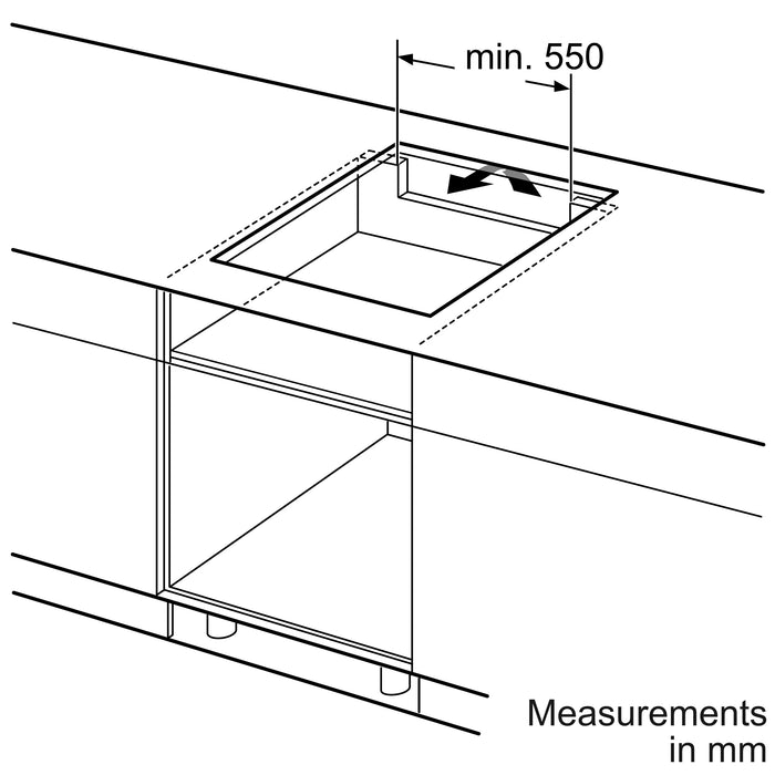 Built-in worktop NEFF T56FHS1L0