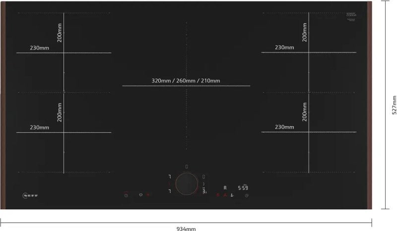 Built-in worktop NEFF T69YYV4C0