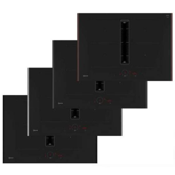 Induction hob with built-in ventilation NEFF V57YHQ4C0 70 cm Flex Design