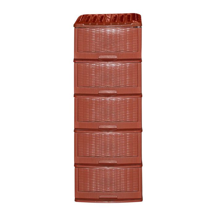 PLASTIC CABINET ELI 5 LEVELS 40X38X102 CM NEGO