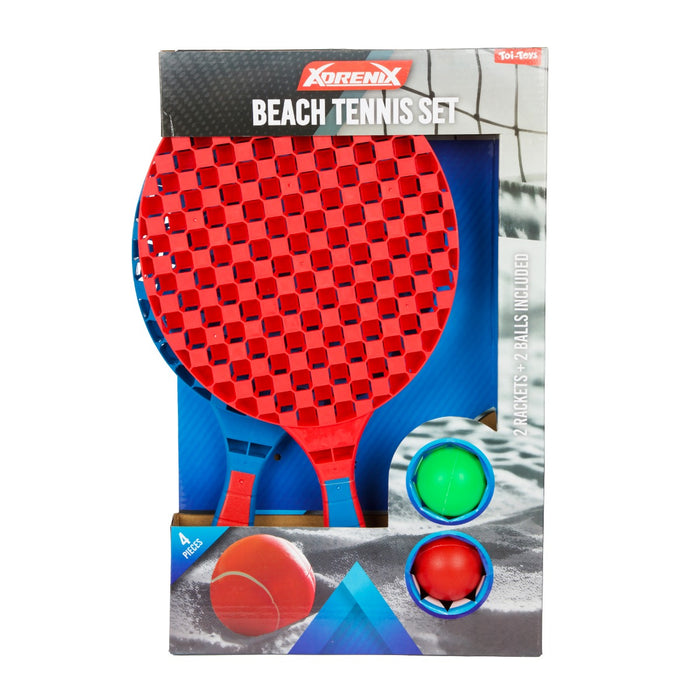Toi Toys Beach Tennis Racket Set - Adrenix, with balls