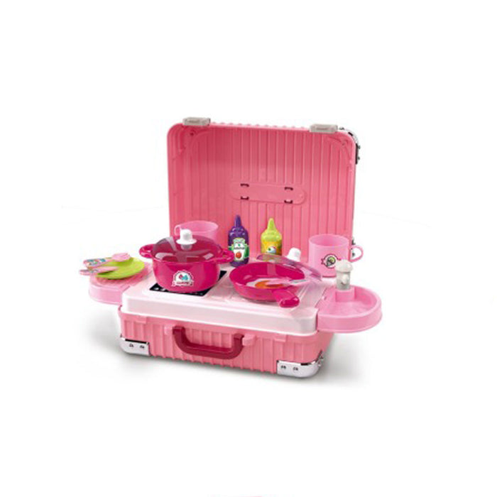 Xiong Cheng Kitchen in a Suitcase Pink