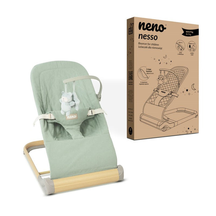 NESSO LIGHT GREEN - BED SEAT FOR BABIES
