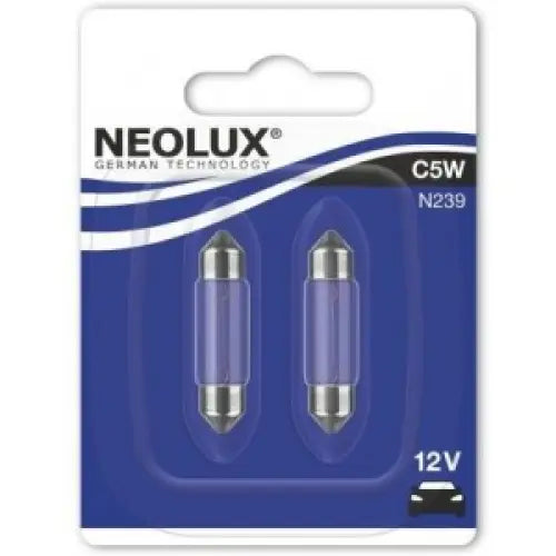 NEOLUX C5W 3200K 5 W 12V BLISTER X2 PCS - КРУШКИ И СВЕТЛИНИ<<<MaxCar