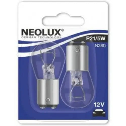 NEOLUX P21/5W 3200K 5W 12V CARTON BOX 10 PCS - КРУШКИ И СВЕТЛИНИ<<<MaxCar