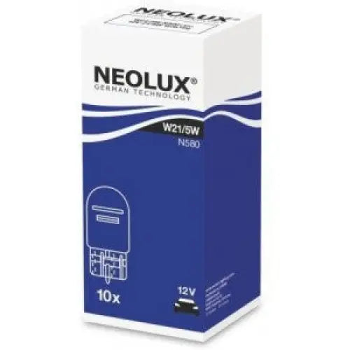 NEOLUX W21/5W 3200K 5W 12V CARTON BOX 10 PCS - АВТОАКСЕСОАРИ<<<MaxCar