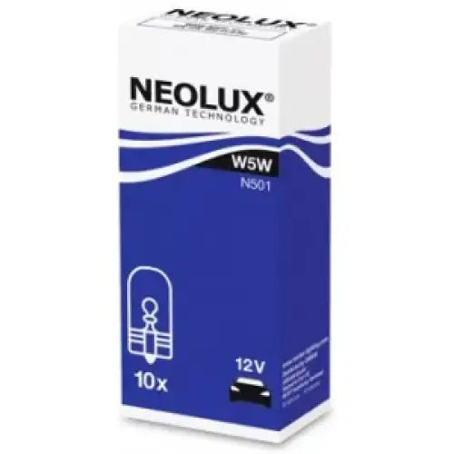 NEOLUX W5W 3200K 24V CARTON BOX 10 PCS - КРУШКИ И СВЕТЛИНИ<<<MaxCar