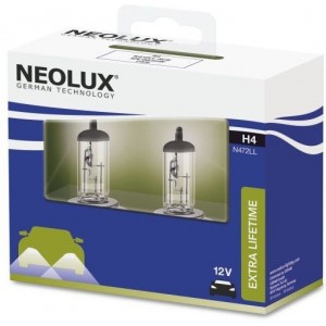 NEOLUX H4 3500K 55W 12V DOUBLE SOFT CARTON BOX X2 PCS