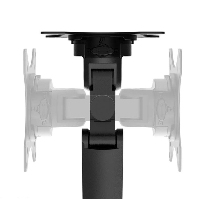 Neomounts Next Slim Desk Mount, double display (topfix clamp & grommet)