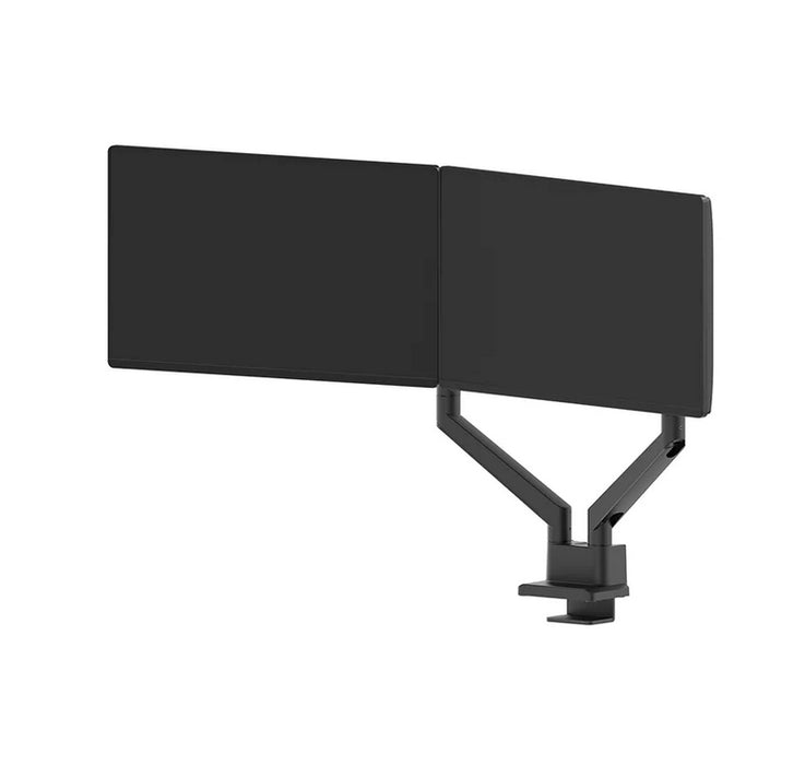 Neomounts Next Slim Desk Mount, double display (topfix clamp & grommet)