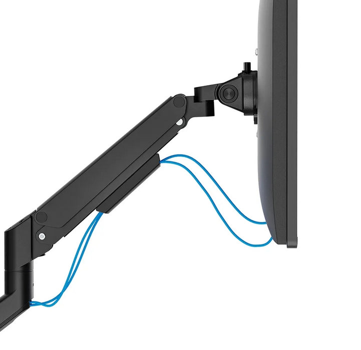 Neomounts Next Slim Desk Mount, double display (topfix clamp & grommet)