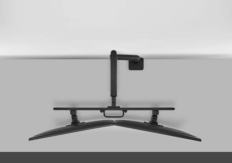 Neomounts Next One Desk Mount, double display crossbar (topfix clamp/grommet)