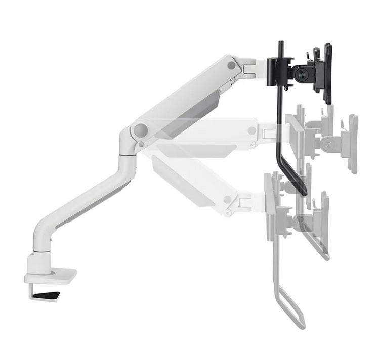 Neomounts Next One Desk Mount, double display crossbar (topfix clamp/grommet)