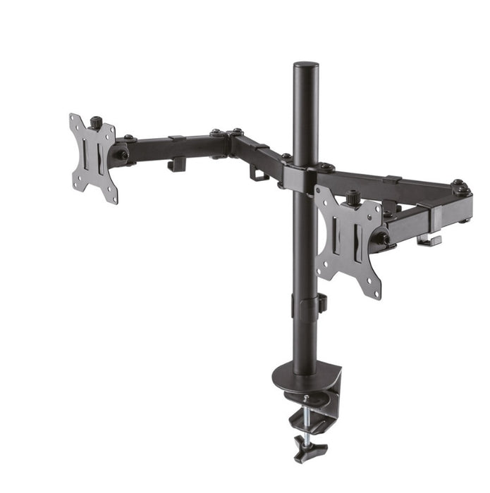 Neomounts Flat Screen Desk Mount (clamp/grommet) for 2 screens, 10"-32"
