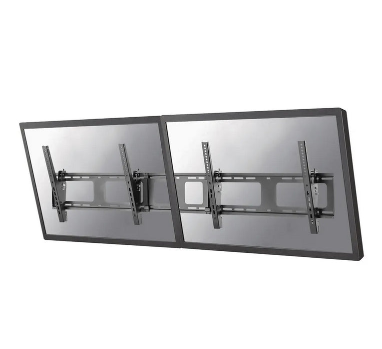 Neomounts Flat Screen Wall Mount for menu board - 2 screens - landscape