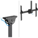Neomounts Flat Screen Ceiling Mount (Height: 106-156 cm) - Стойки за таван<<<NEOMOUNTS BY NEWSTAR стойки<<<NEOMOUNTS