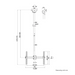 Neomounts Flat Screen Ceiling Mount (Height: 106-156 cm) - Стойки за таван<<<NEOMOUNTS BY NEWSTAR стойки<<<NEOMOUNTS