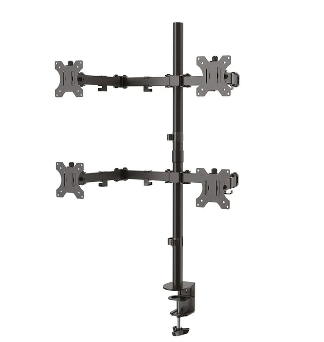 Neomounts Flat Screen Desk Mount (clamp/grommet) for 4 Screens - Стойки за бюро<<<NEOMOUNTS BY NEWSTAR