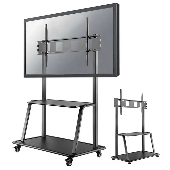 Neomounts Mobile Flat Screen Floor Stand (stand + trolley) (height: 137-162 cm) box 1&2 - Колички и поставки за екрани