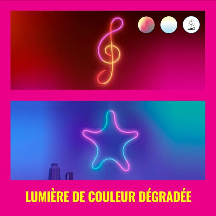 Neon strip Wiz 3 m White - Декорация и Осветление<<<Дом Градина<<<BigBuy&&&LED Осветление<<<Декорация и