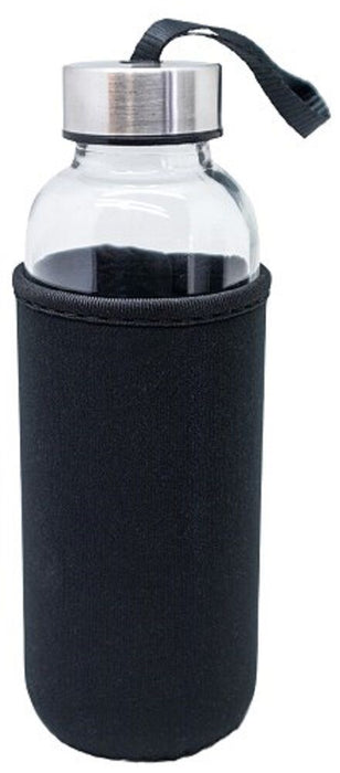 BOTTLE GLASS + UNSPRAYED 400 ML BLACK NERTHUS